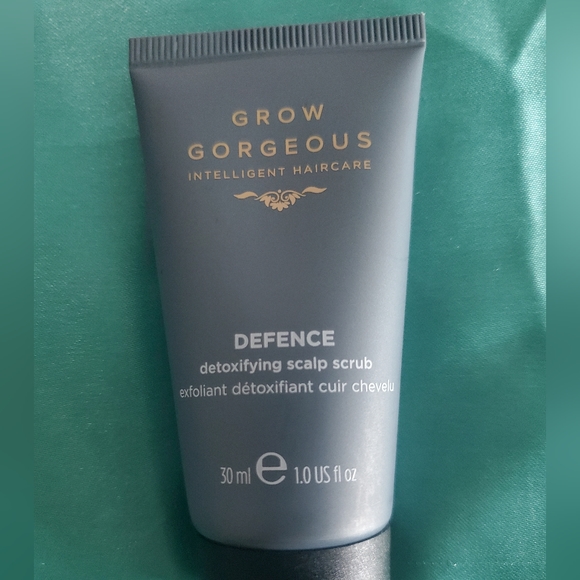 NEW** GROW GORGEOUS Defence Detoxifying Scalp Scrub 30ml/ 1oz - Picture 5 of 5
